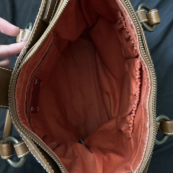 Gap Denim & Leather Trim Shoulder Bag Tote Bag - Picture 7 of 15